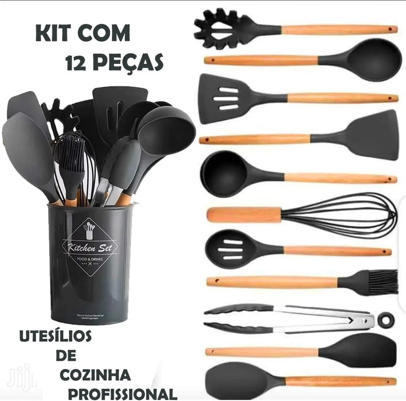 Kit de Cozinha Silicone - PREMIUM