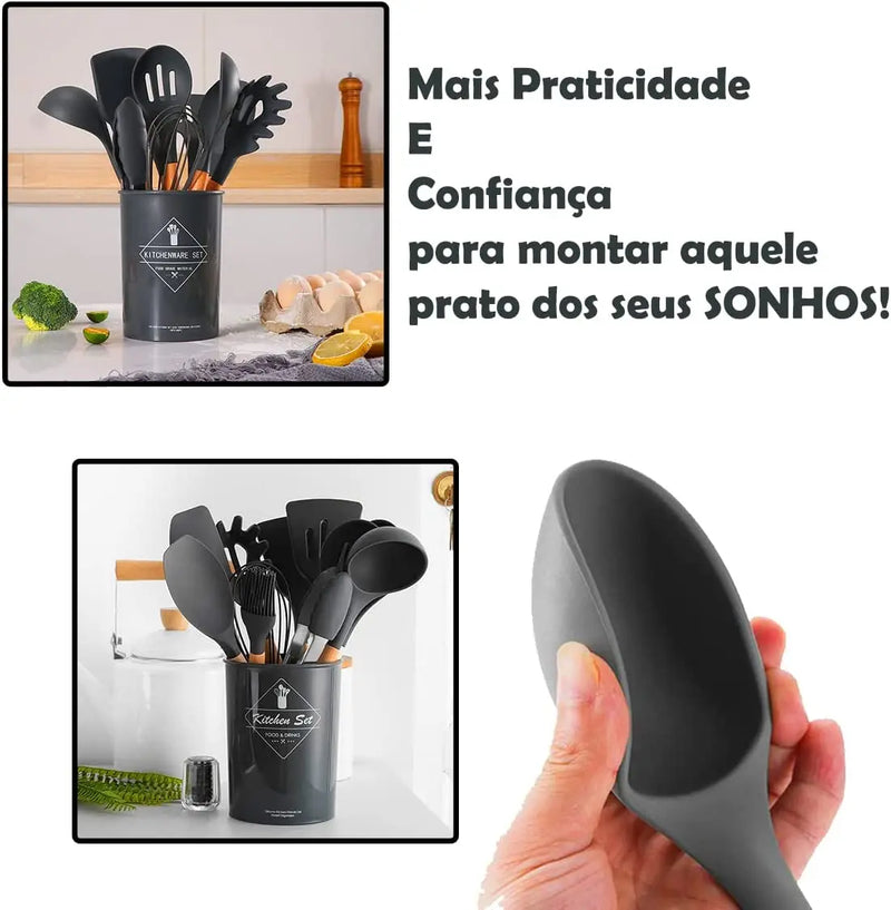 Kit de Cozinha Silicone - PREMIUM