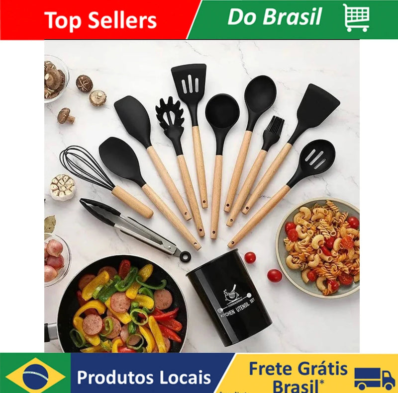 Kit de Cozinha Silicone - PREMIUM