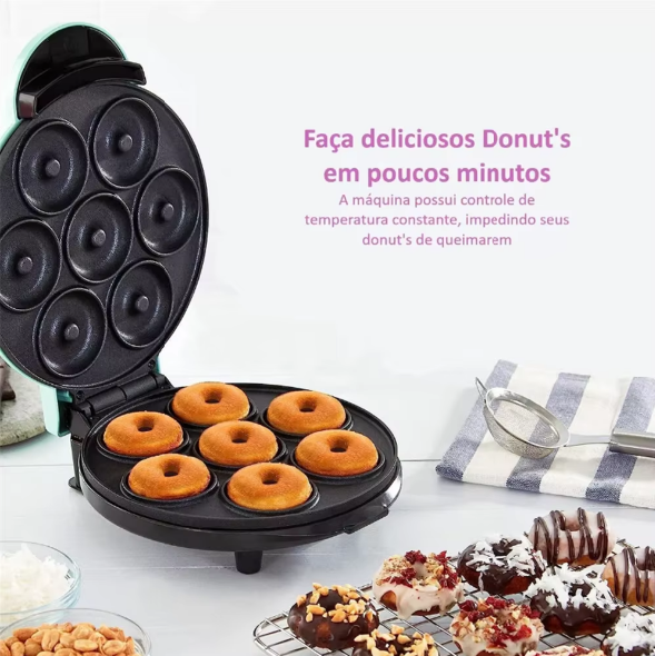 Máquina de Mini Donuts Portátil (110V)